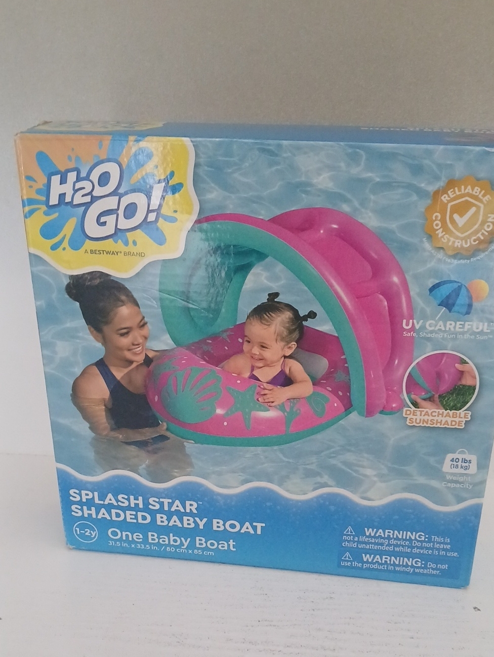 Splash Star Shaded Baby Boat